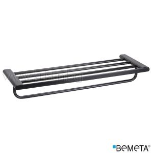 Поставка- скара за хавлии 640 мм Bemeta Organic Black, стенен монтаж