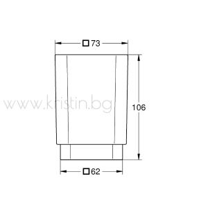 Стъклена  чаша Grohe  Selction Cube 