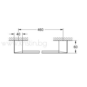 Хавлийник за кърпи Grohe Selection Cube