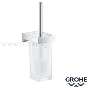 Четка за тоалетна чиния Grohe Selection Cube, комплект с държач