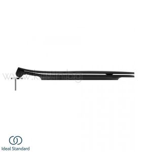 Пакет GEBERIT Duofix Delta 50, черна конзолна тоалетна чиния Tesi Rimless Silk Black, с бутон черен мат