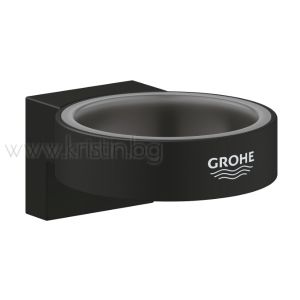 Чаша с държач Grohe Selection, черен мат