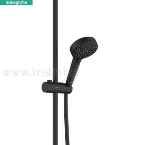 Душ система Hansgrohe Vernis Blend 200 1Jet, черен мат, за монтаж над вана