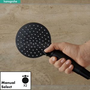 Душ система Hansgrohe Vernis Blend 200 1Jet, черен мат, за монтаж над вана