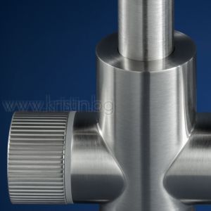 Кухненски смесител за филтрирана вода Roca Aquafy, въртящ се чучур, Stainless steel