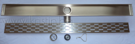 Линеен сифон 485 мм Inox Style Правоъгълник