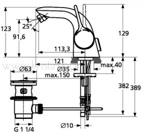 Смесител за биде Melange A4268AA