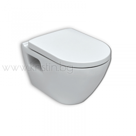 Serel Smart  SM12GTL  Soft close конзолна тоалетна чиния 48,5 см с вградено биде