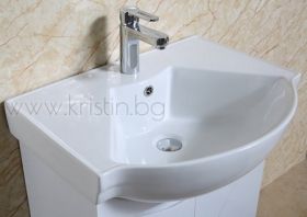Шкаф за баня Ейми  60 см см комплект с мивка