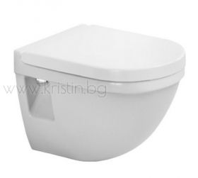 Duravit Starck 3 висяща тоалетна чиния  с биде, комплект с капак с плавно затваряне 