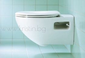 Duravit Duraplus Colomba, висяща тоалетна чиния с биде комплект с капак с плавно затваряне 