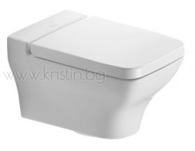 Duravit Puravita  висяща тоалетна чиния  комплект с капак с плавно затваряне 