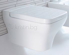 Duravit Puravita  висяща тоалетна чиния  комплект с капак с плавно затваряне 