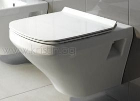 Duravit Durastyle  висяща тоалетна чиния  комплект с капак с плавно затваряне 