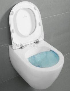 Subway 2.0  Vileroy&Boch DirectFlush висяща тоалетна чиния комплект с капак с плавно затваряне 