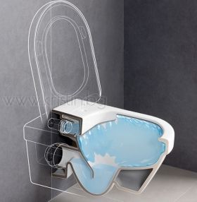  Vileroy&Boch Omnia Architectura design kombi DirectFlush висяща тоалетна чиния комплект с капак с плавно затваряне 