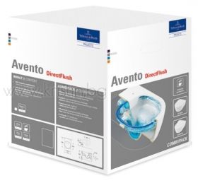  Vileroy&Boch Omnia Avento kombi DirectFlush висяща тоалетна чиния комплект с капак 