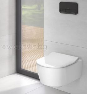  Vileroy&Boch Omnia Avento kombi DirectFlush висяща тоалетна чиния комплект с капак 
