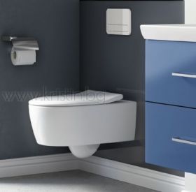  Vileroy&Boch Omnia Avento kombi DirectFlush висяща тоалетна чиния комплект с капак 