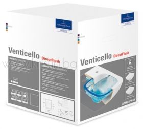  Vileroy&Boch  Venticello DirectFlush висяща тоалетна чиния комплект с капак 