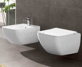  Vileroy&Boch  Venticello DirectFlush висяща тоалетна чиния комплект с капак 