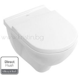 O.Novo Vileroy&Boch Kombi DirectFlush висяща тоалетна чиния комплект с капак