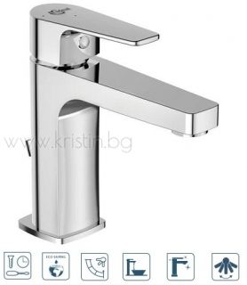 Смесител за мивка Esla Ideal Standard студен старт, с изпразнител