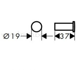 Единична закачалка Hansgrohe Logis Universal