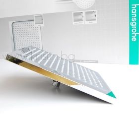 Hansgrohe  Crometta E 240 - душ система с термостатен смесител за душ