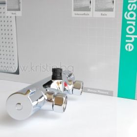 Hansgrohe  Crometta E 240 - душ система с термостатен смесител за душ